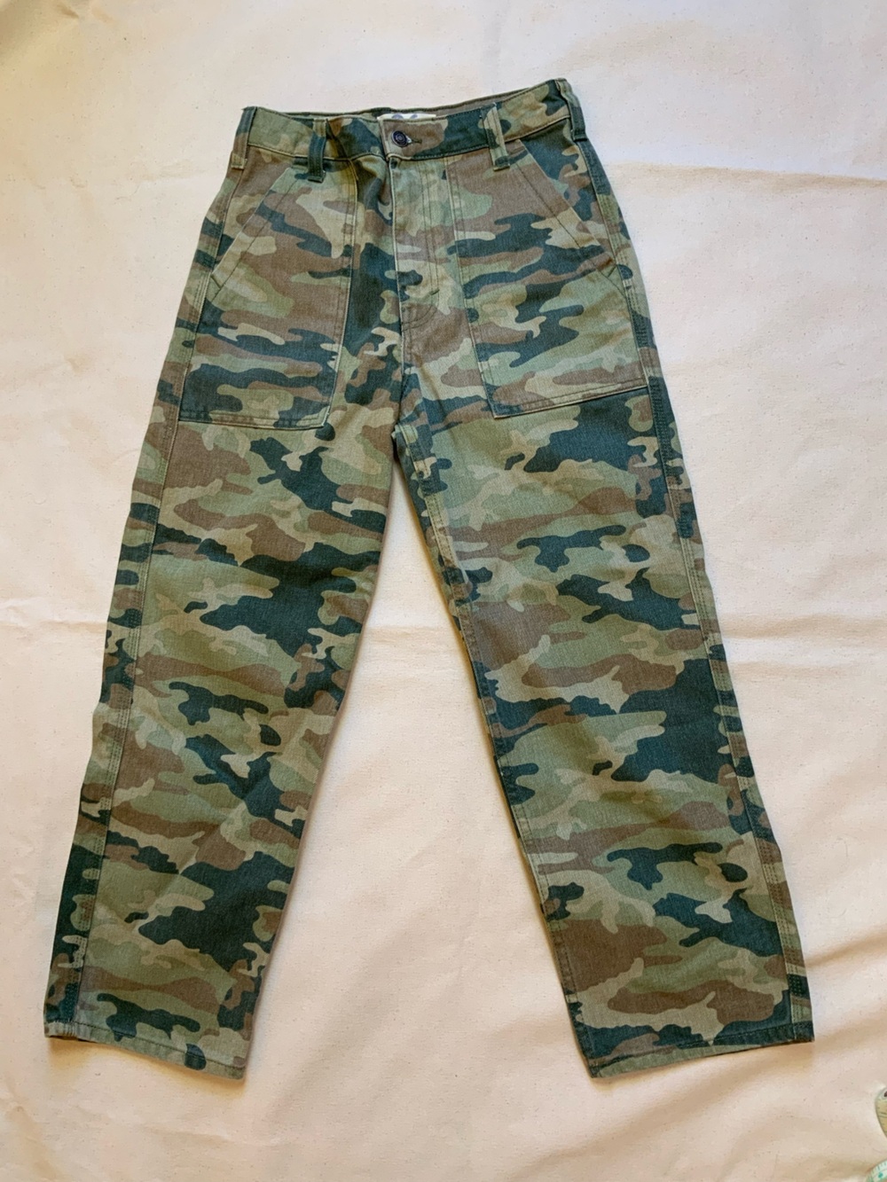 We The Free Remy Cropped Camo Pants 26